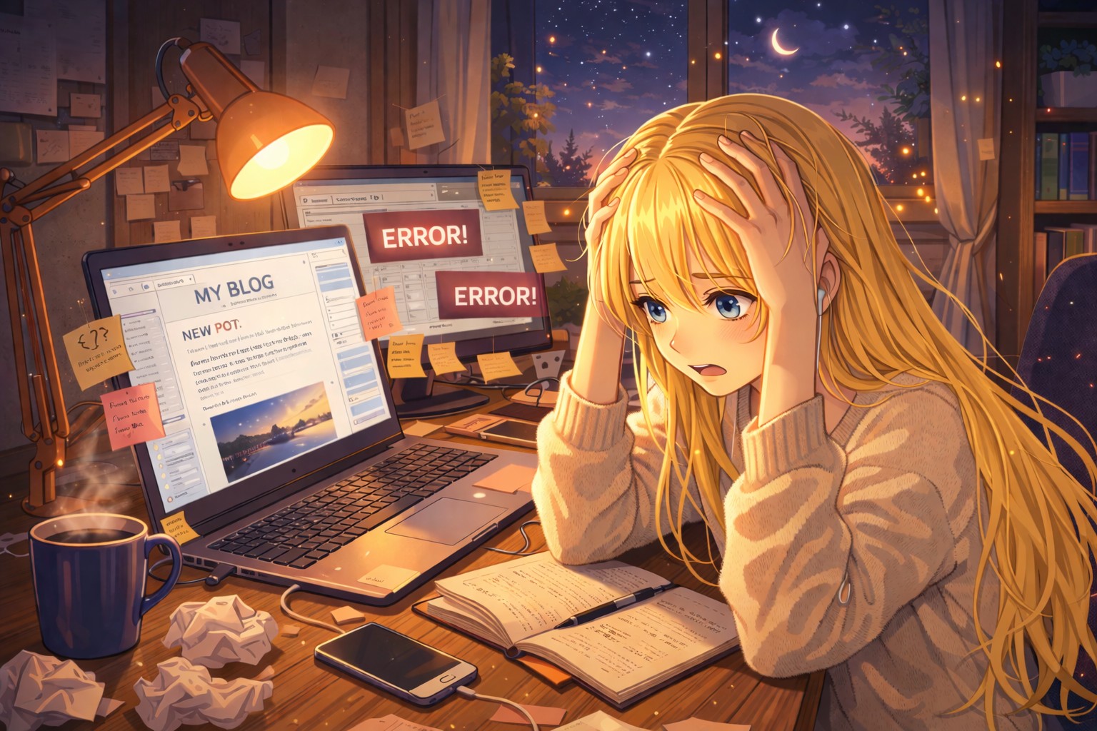 Running a blog is difficult